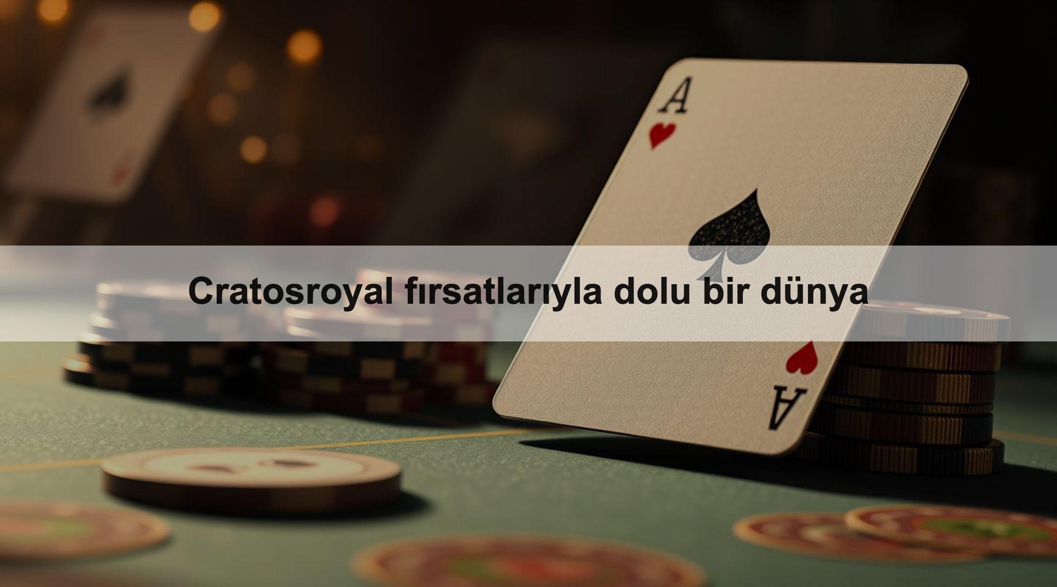 Cratosroyal fırsatlarıyla dolu bir dünya