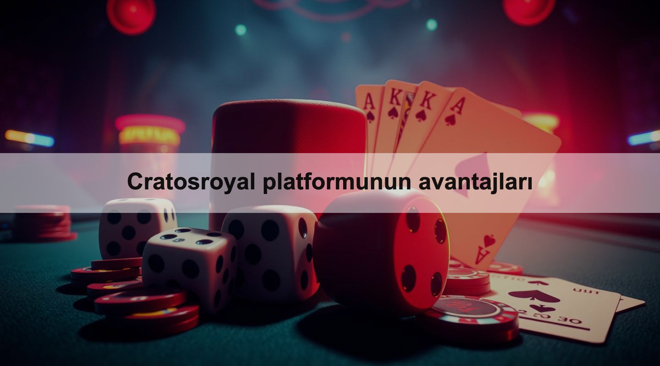 Cratosroyal platformunun avantajları 1 Cratosroyal platformunun avantajları
